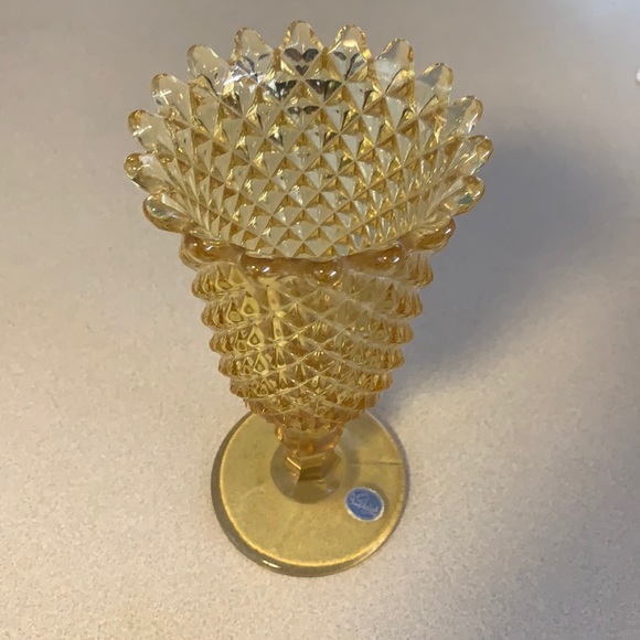 Imperial Other - Imperial Amber Pedestal Vase